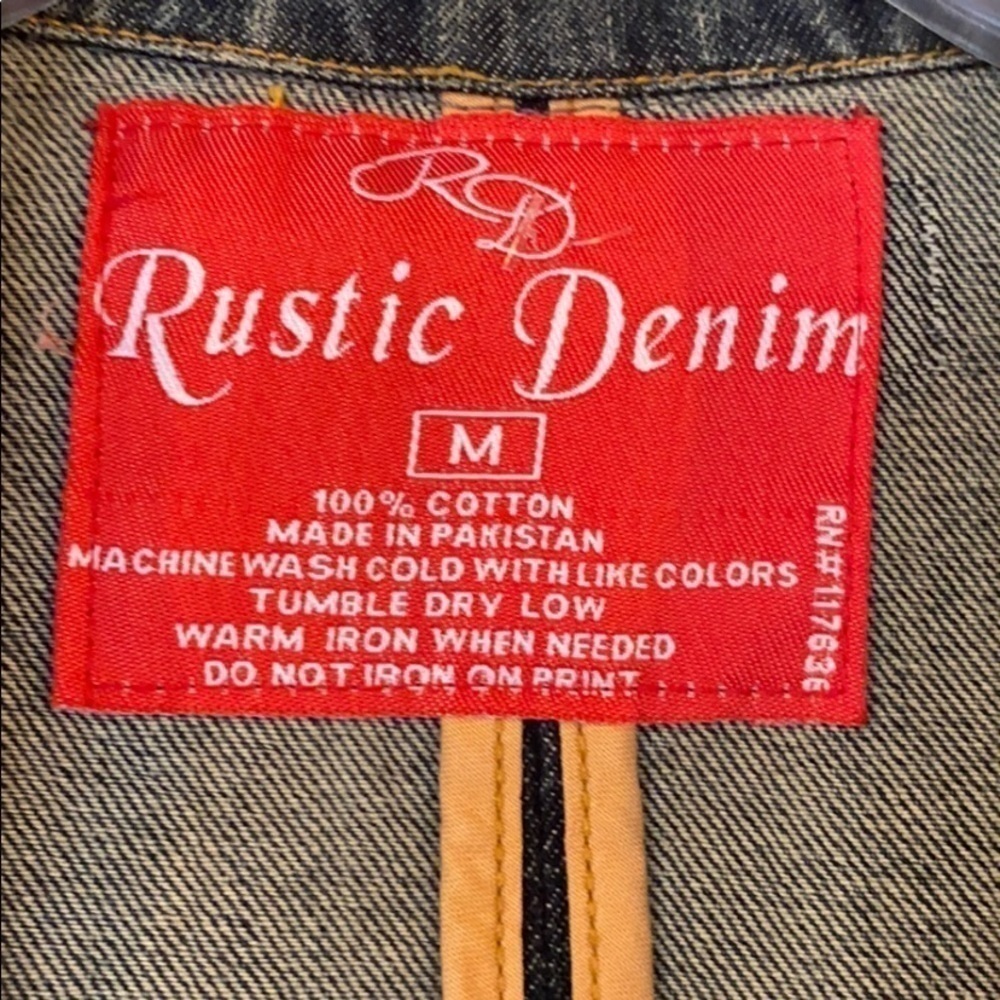 Rustic Denim blazer jacket, medium, New with tags - Picture 3 of 9